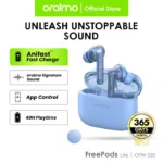 Oraimo TWS Earphone Bluetooth v5.3 Freepods Lite OTW-330