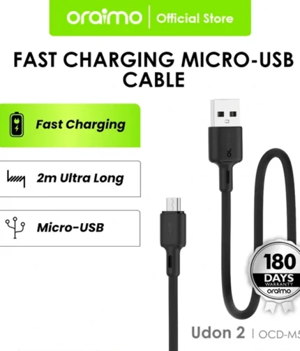 ORAIMO USB Type-C 2 mètres câble de charge rapide OCD-C56 OCD-M56