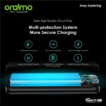 Oraimo Powerbank Toast 10 Real Capacity 10000 mAH Slim Dual Output USB Fast Charging OPB-P118D