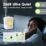 oraimo SmartHumidifier Humidificateur silencieux 2,5 L 26 dB Blanc