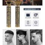 Rasoir électrique étanche Rechargeable pour hommes outils de coupe de cheveux sans fil USB Vintage T9 tondeuse à cheveux professionnelle