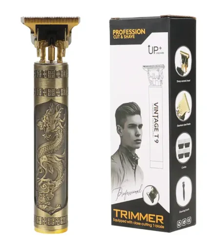 Rasoir électrique étanche Rechargeable pour hommes outils de coupe de cheveux sans fil USB Vintage T9 tondeuse à cheveux professionnelle