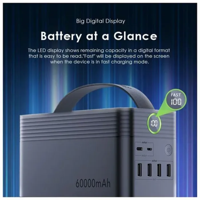 oraimo PowerBox 600 60000mAh 22.5W Power Bank