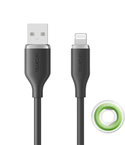 oraimo SilkLine Lightning 1M 2.4A Cable-Noir