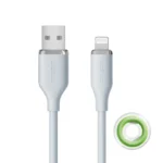 oraimo-SilkLine-Lightning-1M-2.4A-Cable-Green