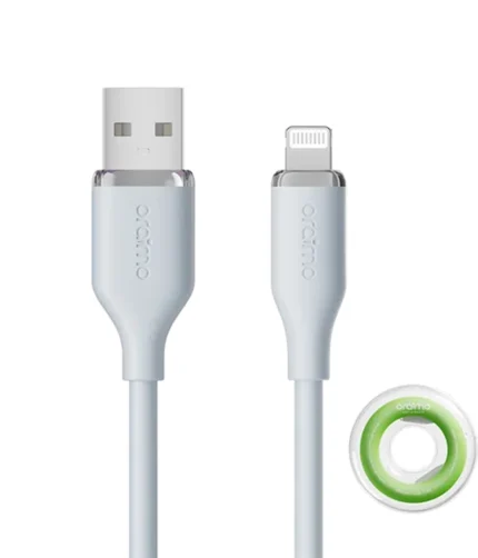 oraimo-SilkLine-Lightning-1M-2.4A-Cable-Green