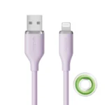 oraimo-SilkLine-Lightning-1M-2.4A-Cable-Purple