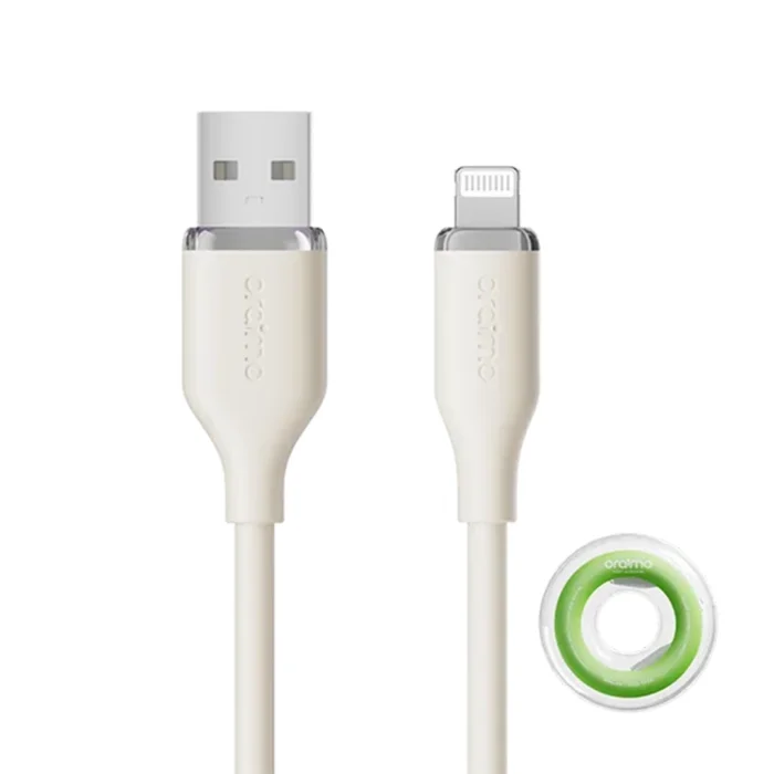 oraimo-SilkLine-Lightning-1M-2.4A-Cable-Yellow