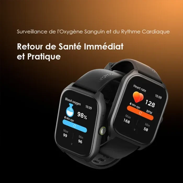 oraimo Watch 5 Lite Montre intelligente IP68 HD 2,01 pouces