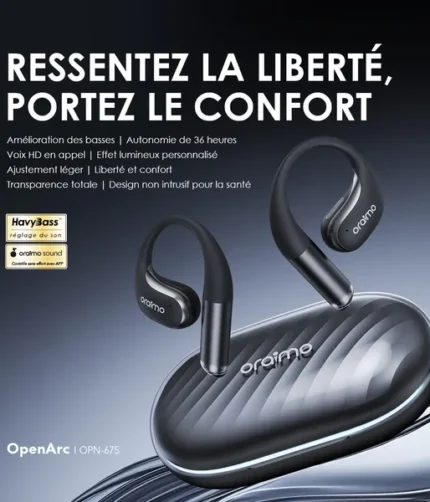 oraimo OpenArc Basses Open-Ear Wireless Earphones